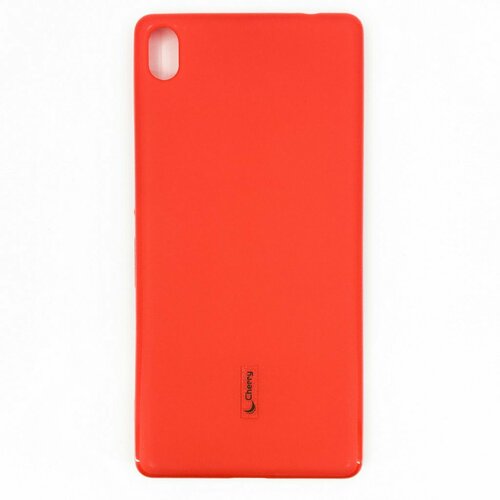 Силиконовый чехол для Sony Xperia XA Ultra (Cherry, красный)
