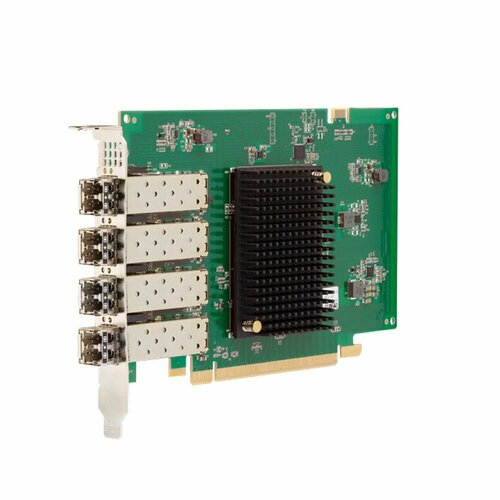 Emulex Сетевой адаптер Broadcom Emulex LPe35004-M2 Gen 7 (32GFC), 4-port, 32Gb/s, PCIe Gen3 x16, LC MMF 100m, трансиверы установлены, Not upgradable to 64G, {5} LPE35004-M2