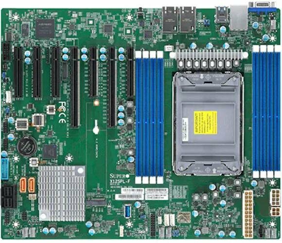 Материнская плата MBD-X12SPL-F-B 3rd Gen Intel®Xeon®Scalable processors, Single Socket LGA-4189(Socket P+)supported, CPU TDP supports Up to 270W TDP, Int