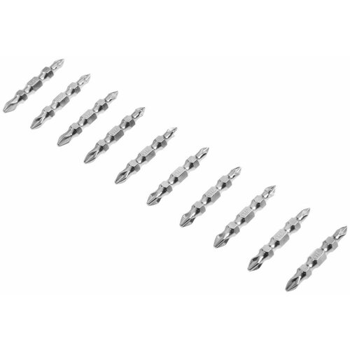 Набор бит двухстор 11211 PH2-PH1 х 45 мм сталь S2 10 шт 811₽