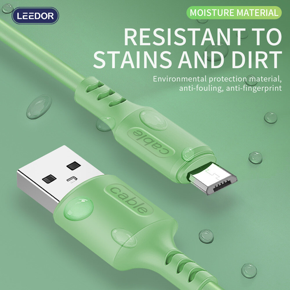 Кабель для быстрой зарядки, Micro USB, Data cable 3.0A, фиолетовый — фото 1