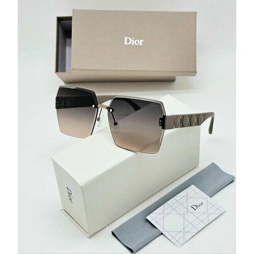 Солнцезащитные очки Dior, коричневый