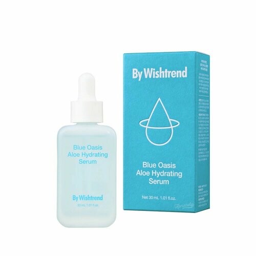 By Wishtrend Сыворотка увлажняющая с экстрактом алое - Blue oasis aloe hydrating serum, 30мл