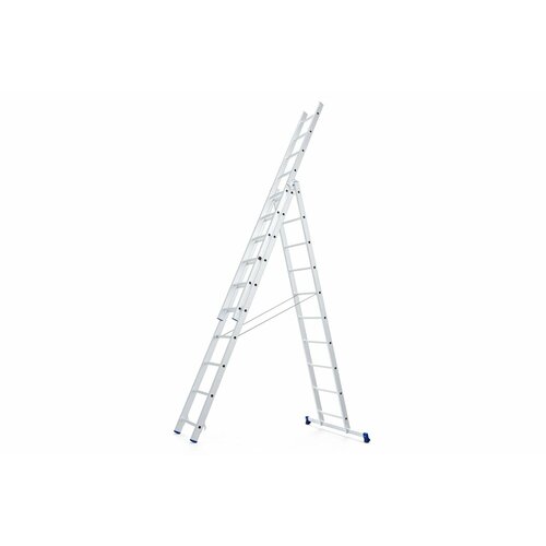 Универсальная трехсекционная лестница Zarges 3х10 ступеней 48923 56579₽