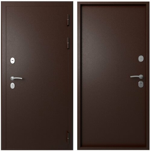 Дверь стальная Эталон Термо-1 Медь-Медь 860 правая терморазрыв 53200₽