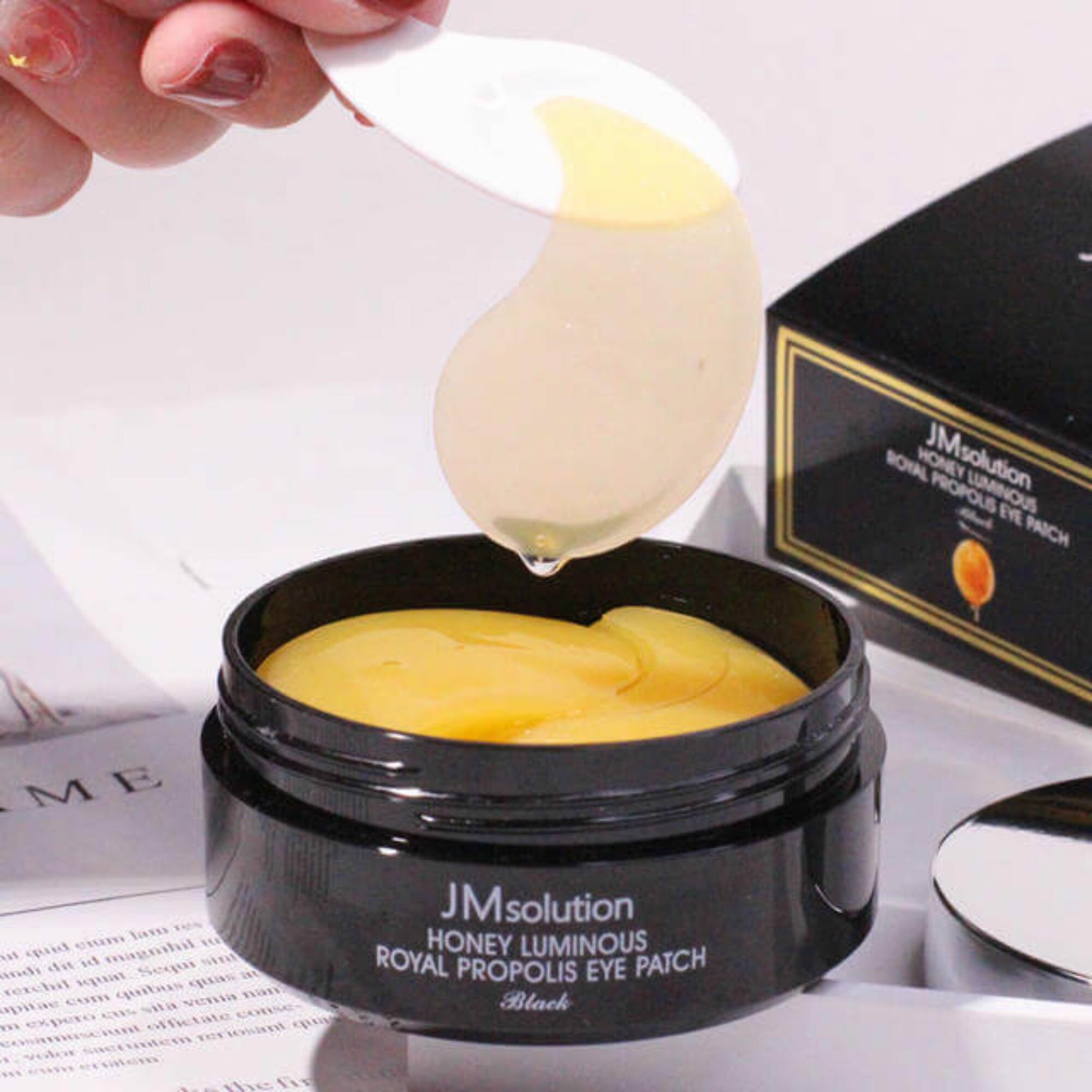 JMsolution Регенерирующие патчи для лица и глаз с прополисом Honey Luminous Royal Propolis Eye Patch 60 шт.