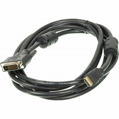 Кабель Ningbo DVI-D (m) HDMI (m) 5м феррит. кольца кабель ningbo dvi d m hdmi m 3м феррит кольца