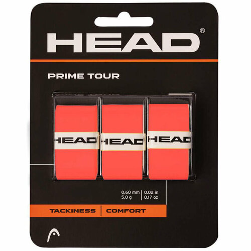 Обмотка для ручки HEAD Overgrip Prime Tour x3, Coral