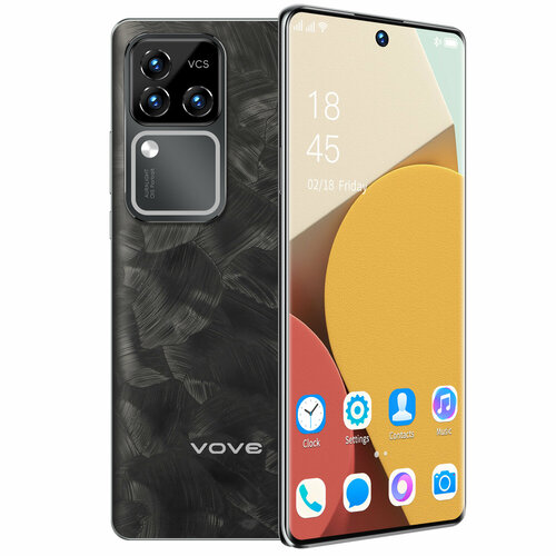 Смартфон Vove S18 Pro 5G 16512Gb black черный Global Version 10300₽