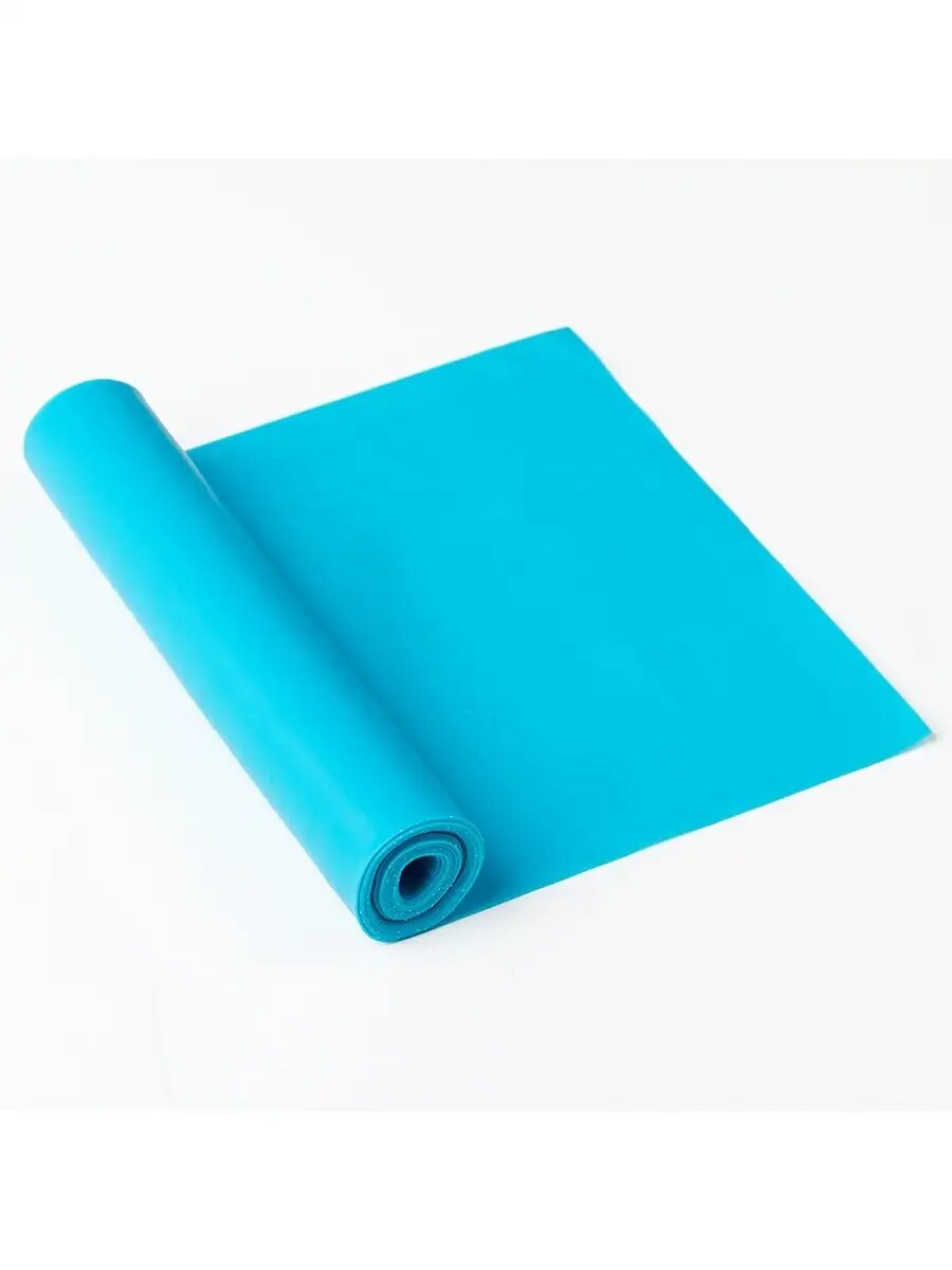 Эспандер ленточный резинка для фитнеса STELLYX, голубой, 150 см