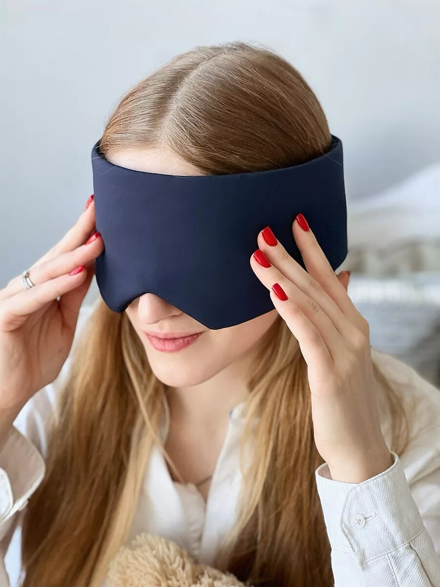 Маски Для Сна Xiaomi Маска для сна Staffork, 1 шт., синий