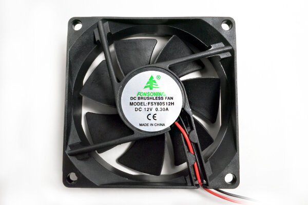 Вентилятор FONSONING FSY80S12H 80x80x25 ПС 12В 0,30А