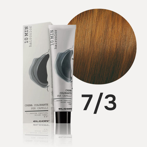 Изображение товара Крем - краска для волос профессиональная Elgon «10 Min» 7/3 Русый Золотистый 60 мл