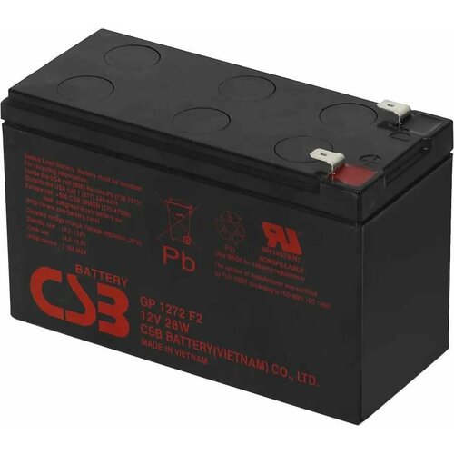 Аккумуляторная батарея CSB GP1272 F2 (12V28W)