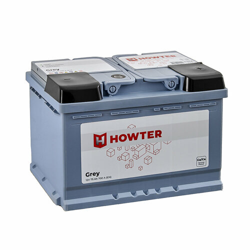 Аккумулятор HOWTER HT GREY 75 Ач 700А О/П L3 075 070 013