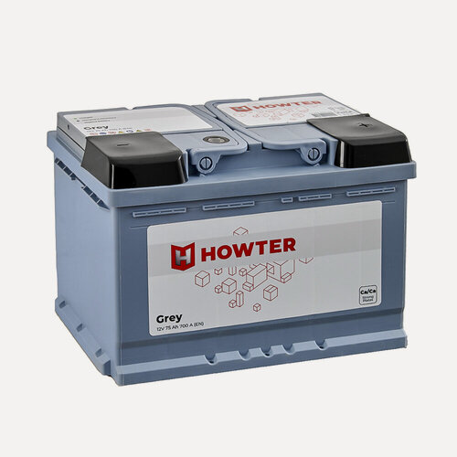 Изображение товара Аккумулятор HOWTER HT GREY 75 Ач 700А О/П L3 075 070 013