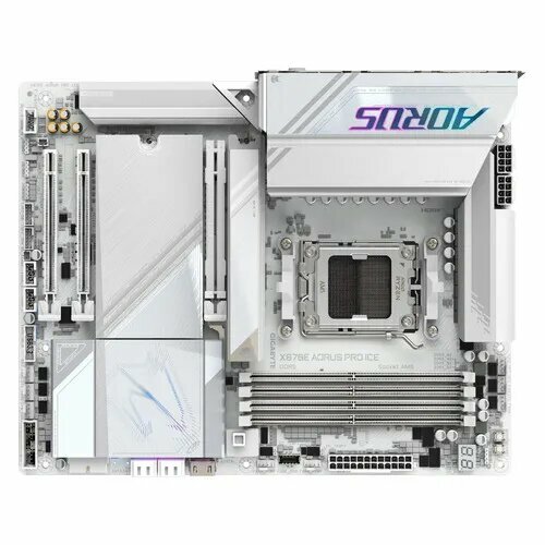 Материнская плата Gigabyte X870E AORUS PRO ICE SocketAM5 AMD X870 ATX Ret 170400₽