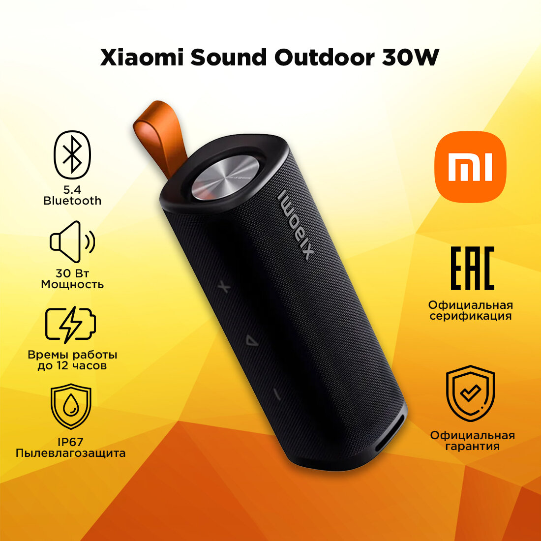 Портативная акустика Xiaomi Sound Outdoor 30W S29D/ QBH4261GL/ Black