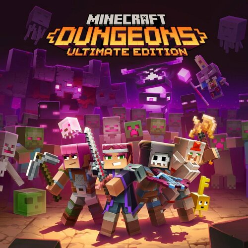 Игра Minecraft Dungeons Ultimate Edition для PC ПК активация в Microsoft Store регион Глобал цифровой ключ 2059₽