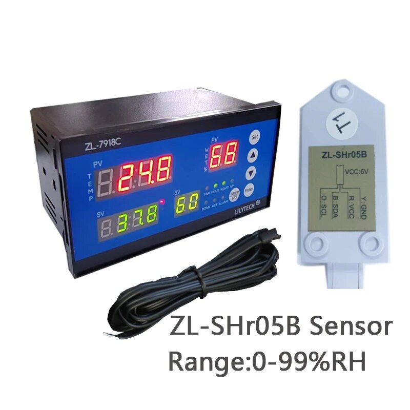 LILYTECH ZL-7918C Контроллер инкубатора ZL-SHr05B