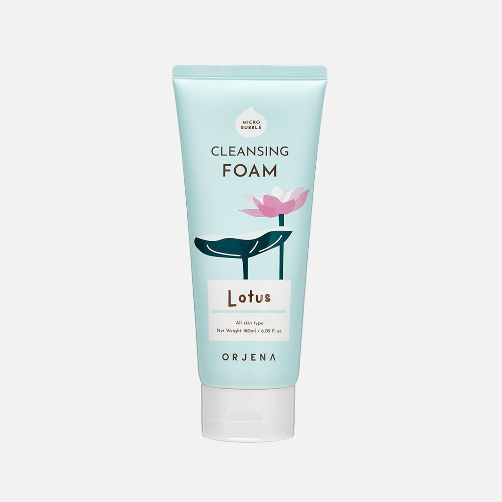 Пенка для умывания с экстрактом лотоса ORJENA "CLEANSING FOAM Lotus"