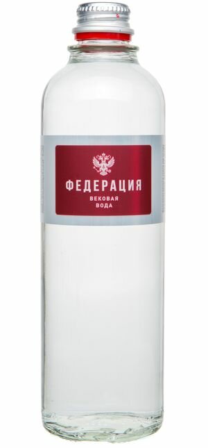 Вода ледниковая Федерация (Federation), газированная, 0.5 л х 12 шт, стекло