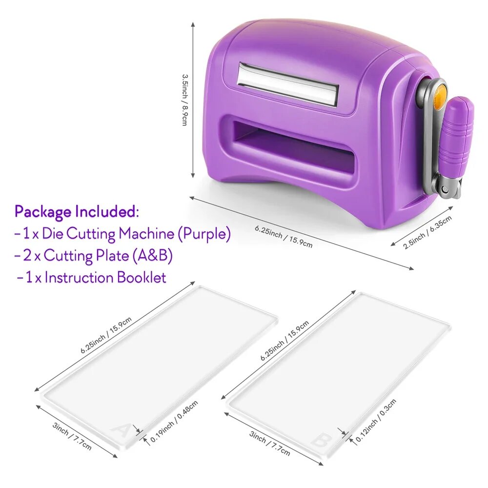 Мини-машина для высечки Die-Cut Machine бежевого цвета, Purple Color