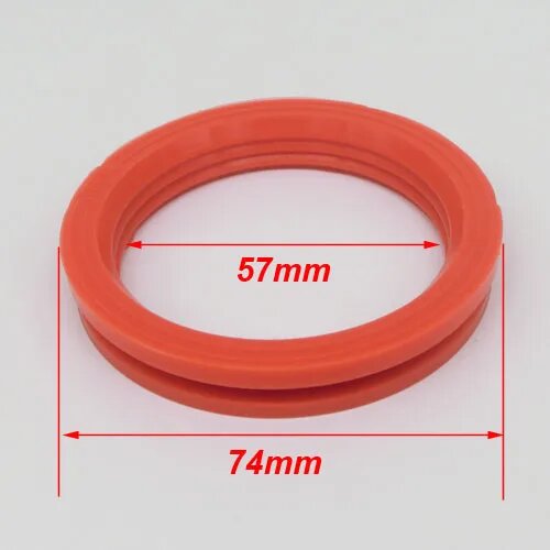 LUJX-R уплотнительное кольцо силиконовое для солнечных водонагревателей, 58mm Red, 20PCS