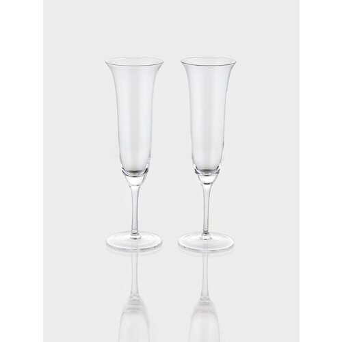 Набор бокалов для шампанского Френч 2 шт 73х24 см прозрачные 1214₽