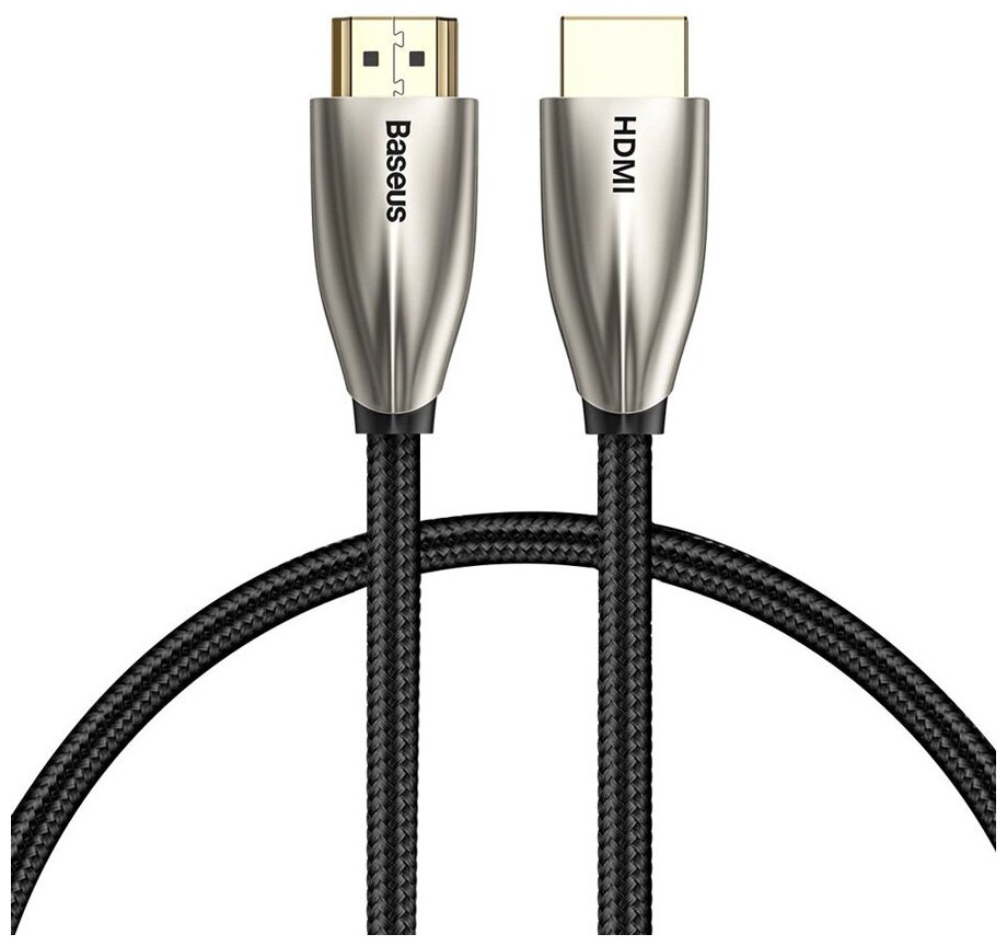 Кабель HDMI (m) - HDMI (m) 1м Baseus Horizontal Cable - Черный (CADSP-A01)