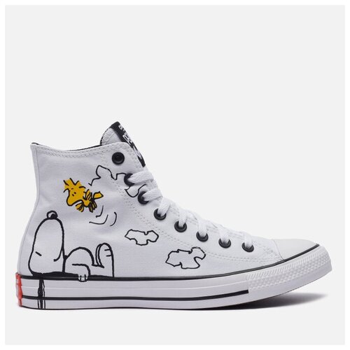 фото Кеды converse x peanuts chuck taylor all star high белый , размер 41 eu