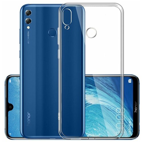 фото Защитный чехол для honor 8x прозрачный защитный силиконовый для эпл айфон хонор 8х recase