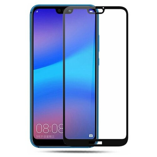 3D/ 5D защитное стекло MyPads для Huawei P20 Pro/ Huawei P20 Plus с закругленными изогнутыми краями которое полностью закрывает экран / дисплей п.