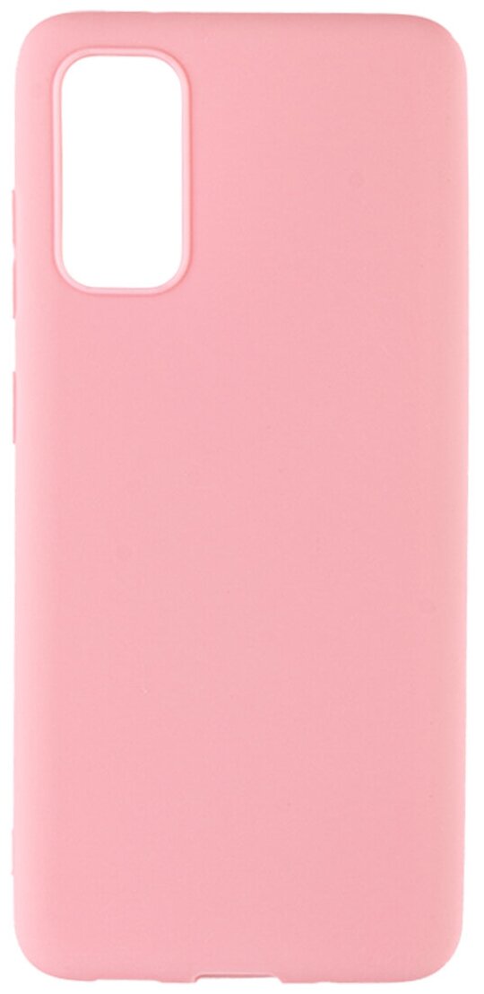 Чехол для Samsung Galaxy S20. Розовый. Soft touch.