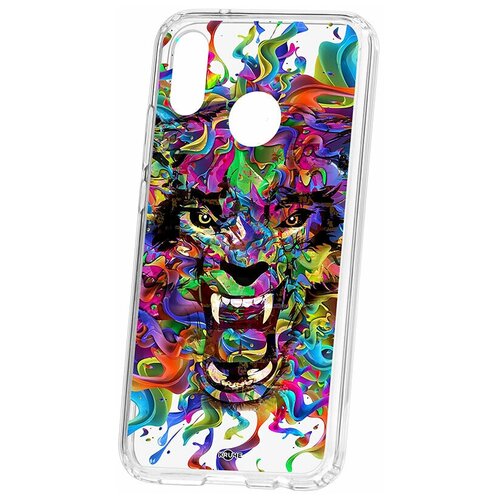 фото Чехол на huawei p20 lite / nova 3e kruche print colored beast / чехол для huawei / чехол с рисунком / чехол с принтом / чехол для хонор / чехол для хуавей / бампер на хуавей / чехол накладка для хонор / противоударная накладка для honor huawei / защита для honor / защита на huawei / cиликоновый чехол для huawei honor / пластиковый чехол на huawei / защитный чехол для honor / чехольчик / защита телефона / ударопрочный чехол кruче