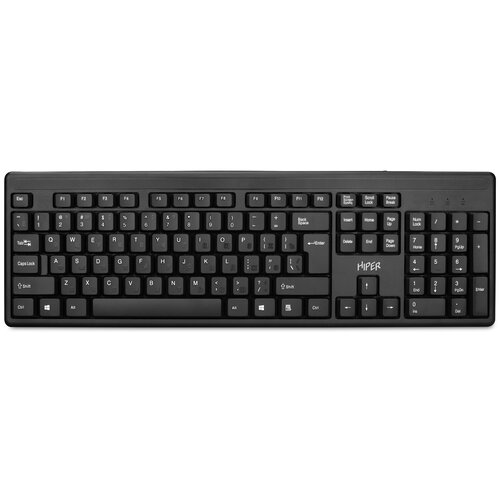 Клавиатура HIPER WIRED KEYBOARD OK-1100 BLACK