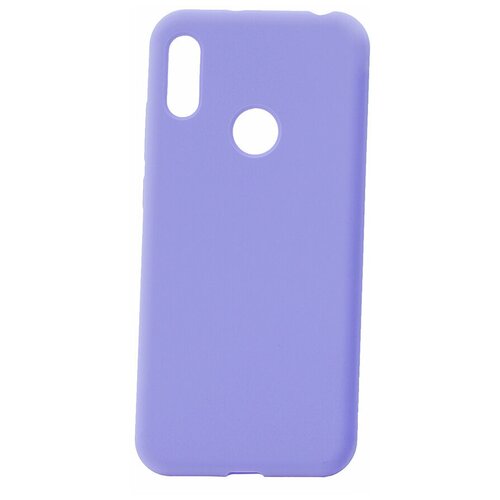 фото Чехол на huawei y6 2019 kruche silicone plain lilac purple кruче