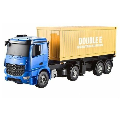 р у бетономешалка double eagle mercedes benz arocs 1 20 Радиоуправляемый контейнеровоз Double Eagle Mercedes-Benz Arocs 1:20 2.4G