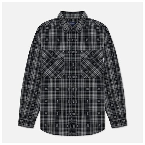 фото Мужская рубашка thisisneverthat african check чёрный, размер s