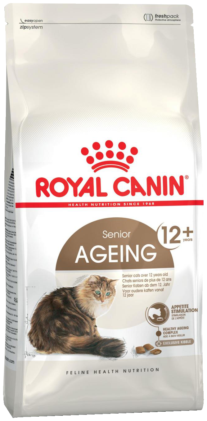 Сухой корм для пожилых кошек Royal Canin Ageing 12+ профилактика МКБ