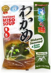 Мисо суп быстрого приготовления MARUKOME с водорослями вакаме, 190 гр., Япония