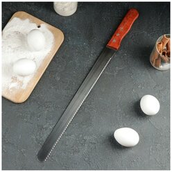 Нож для бисквита Skiico Kitchenware 35 см / Нож для бисквита Металлический