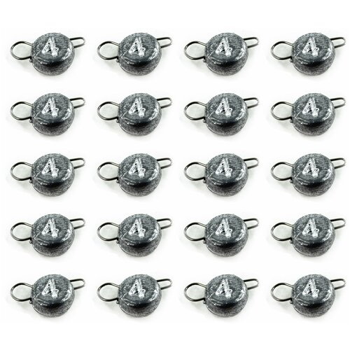 фото Набор грузил эксцентрик таблетка разборный 4 гр 20 шт fish raid