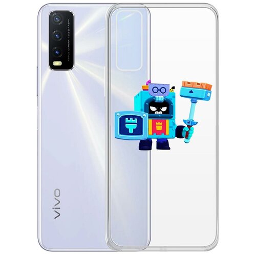 фото Чехол-накладка clear case brawl stars-эш для vivo y20 krutoff group