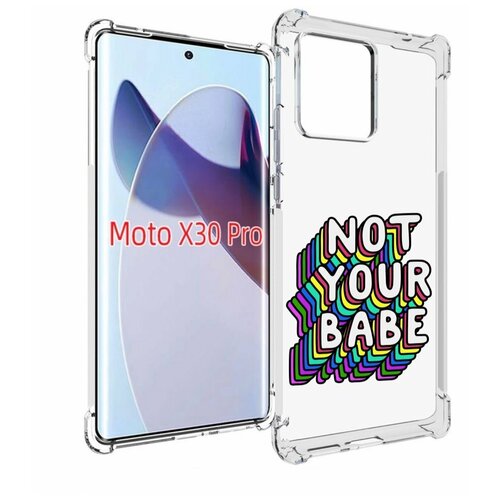 Чехол MyPads не-твоя-девочка для Motorola Moto X30 Pro задняя-панель-накладка-бампер