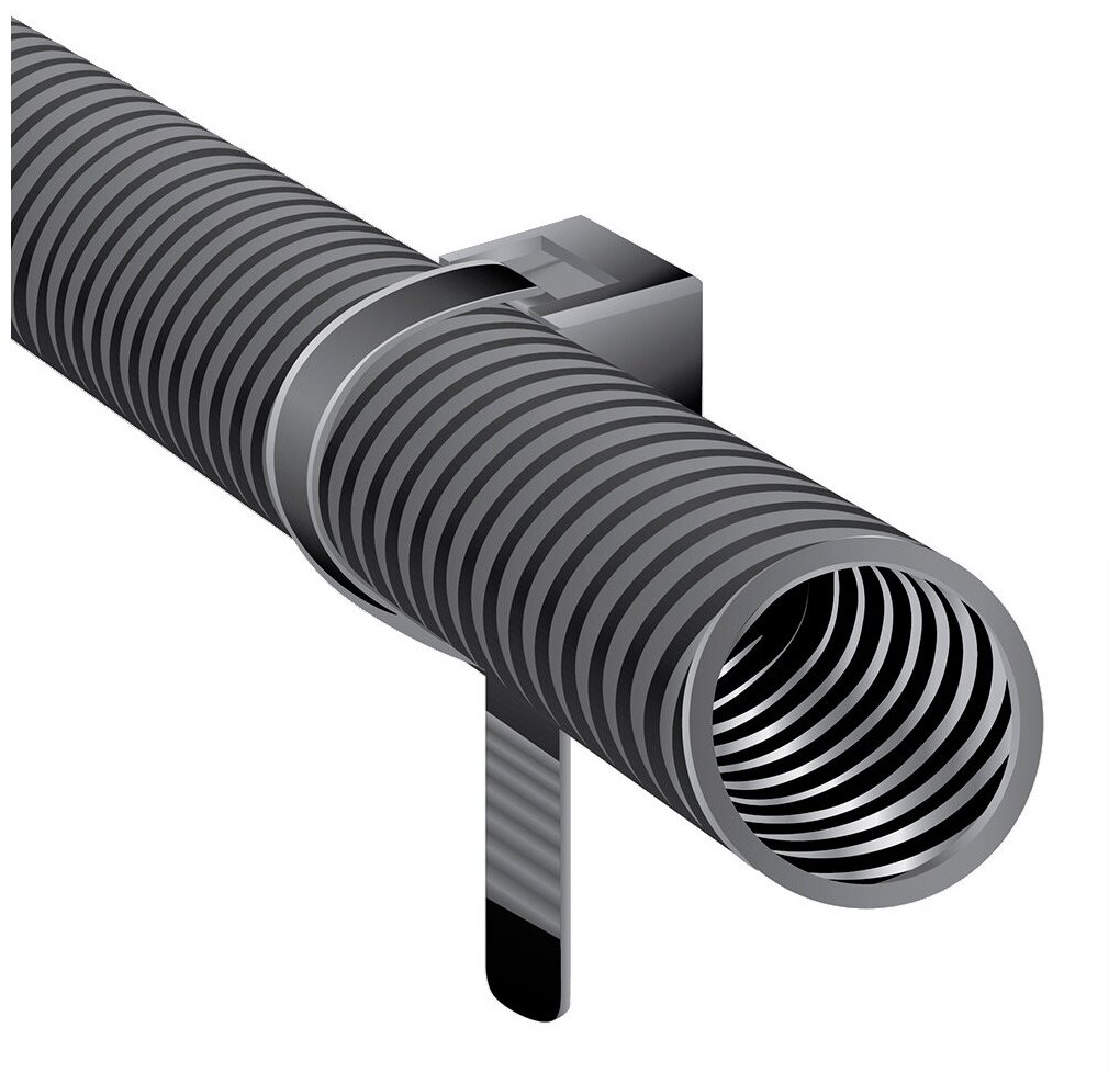 Ремешок для кабеля и труб Европартнер 16-32 мм атмосферостойкий черный (30 шт.) - фотография № 2