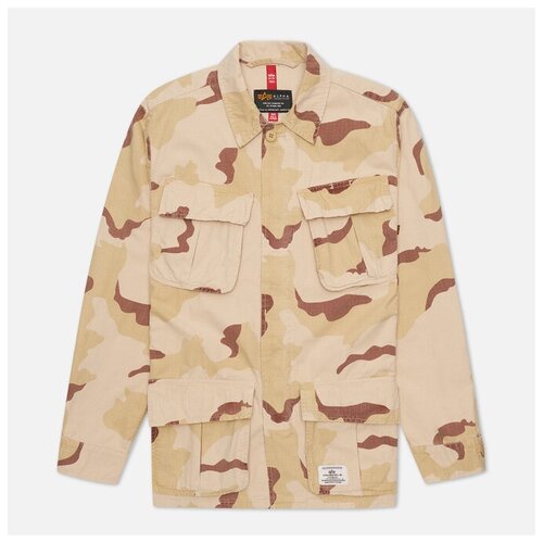 Мужская демисезонная куртка Alpha Industries Jungle Fatigue Shirt оливковый, Размер S