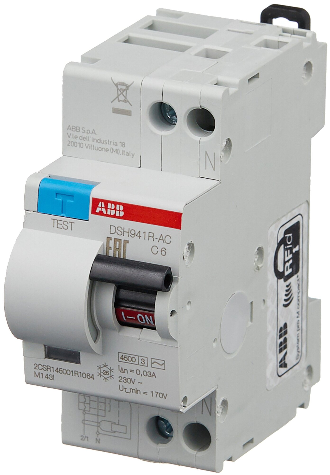  ABB 2CSR145001R1064 . .  1+n 2. c 6 30  ac 4.5 dsh941r 226633