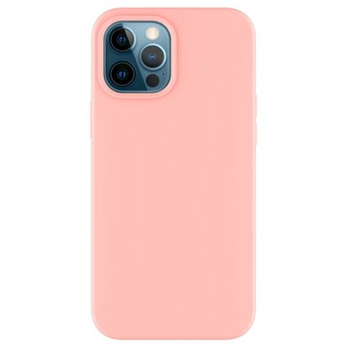 фото Чехол- накладка силикон deppa gel color case d-87754 для iphone 12/ 12 pro (6.1") 1.0мм розовый