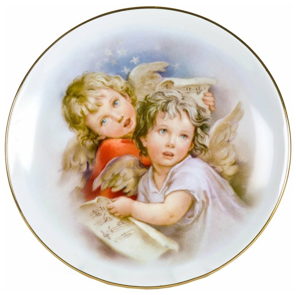 Тарелка декоративная 21 см настенная Leander "Ангелочки" 2 / 158846